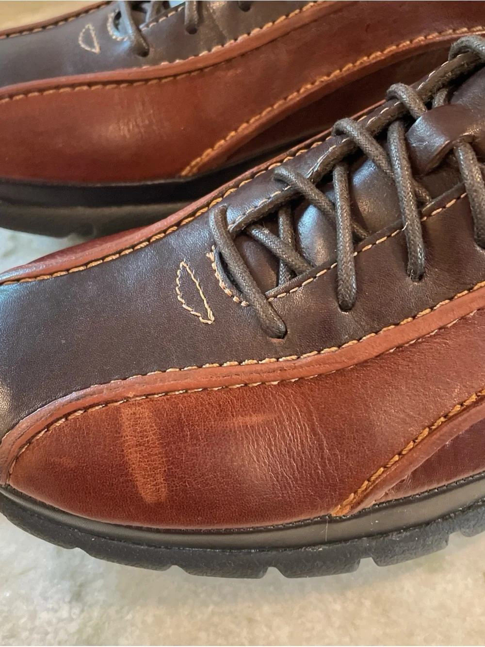 Rockport XCS Men’s Leather Oxford Shoes Size 8m